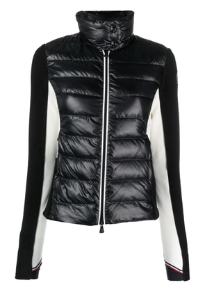 Moncler Grenoble fleece-panelled puffer jacket - Black