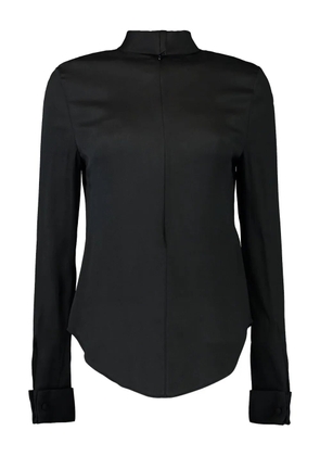 Giambattista Valli long-sleeve mock-neck shirt - Black