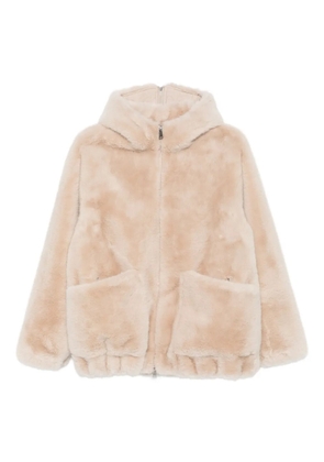 Urbancode hooded zip-front jacket - Neutrals