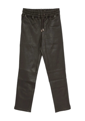 Studio Ar Nora leather trousers - Brown