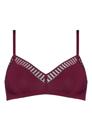 ERES Madeleine Graph lace triangle bra - Purple