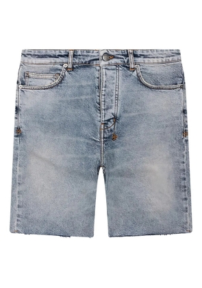 Ksubi Chopper frayed-hem shorts - Blue