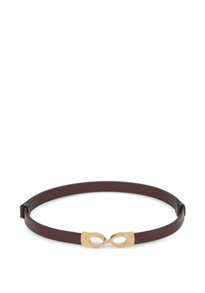 POTAMY cut-out buckle belt - Red