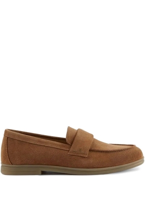 Paul & Shark suede loafers - Brown