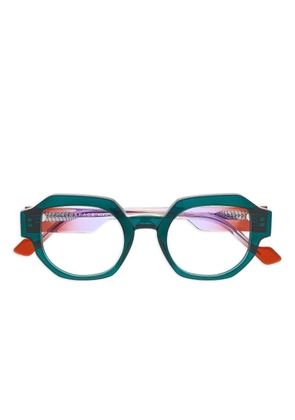 Face À Face geometric-frame glasses - Green