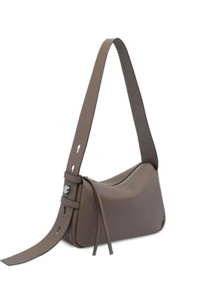 Tory Burch small zip-fastening leather shoulder bag - Brown