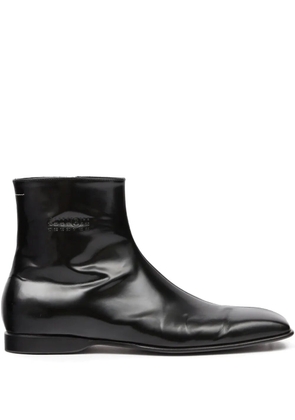 MM6 Maison Margiela square-toe ankle boots - Black