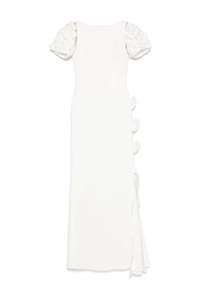 SILK LOVE & LACE Rosa dress - White