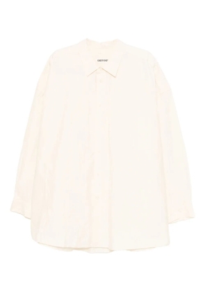 Casey Casey crease-effect shirt - Neutrals