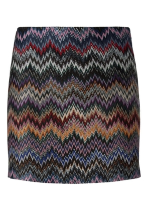 Missoni zigzag knit skirt - Black
