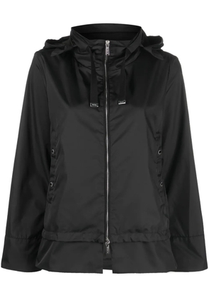 Moorer Sinia hooded jacket - Black