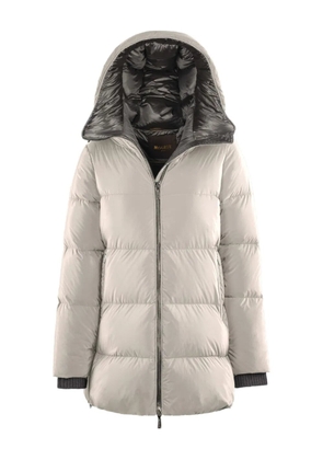 Moorer quilted hooded jacket - Neutrals