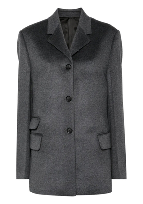 TOTEME Straight single-breasted blazer - Grey