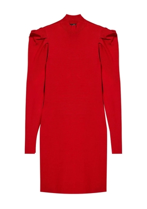 TWINSET draping knit mini dress - Red