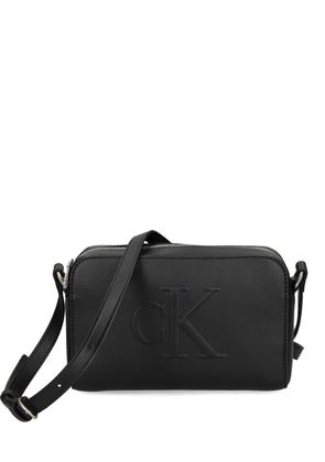 Calvin Klein logo-plaque cross-body bag - Black