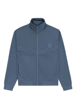 HUGO zip textured sweatshirt - Blue
