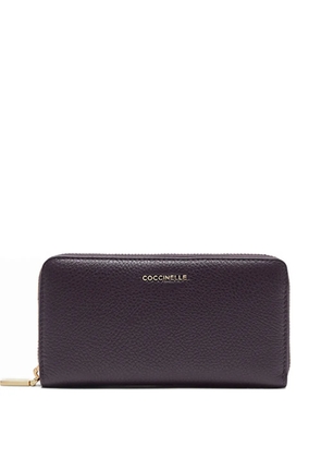 Coccinelle large Metallic Soft wallet - Purple