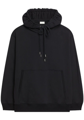 DRIES VAN NOTEN drawstring cotton hoodie - Black