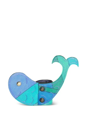 PUCCI Iride-print whale-shaped luggage tag - Green