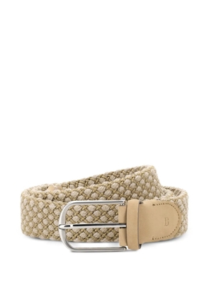 Boggi Milano woven-design belt - Neutrals