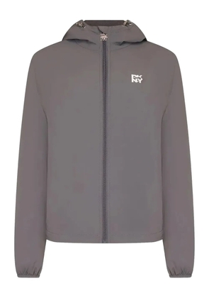 DKNY hooded zip-up jacket - Grey