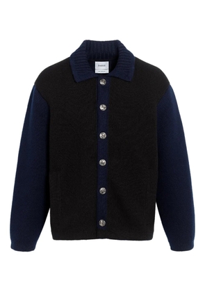 Barrie colour-block button cardigan - Black