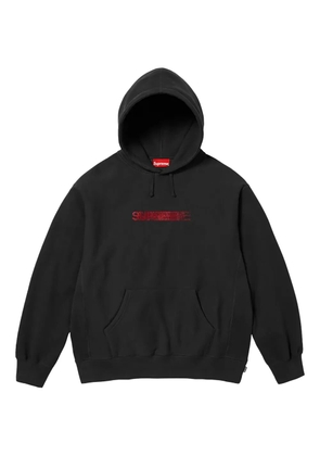 Supreme x Swarovski motion-logo hoodie - Black