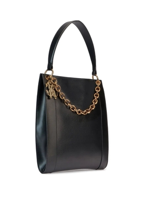 Roberto Cavalli chain-charm shoulder bag - Black