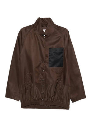 Tibi chest-pocket bomber jacket - Brown
