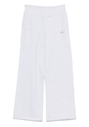 DKNY mélange-effect track pants - Grey