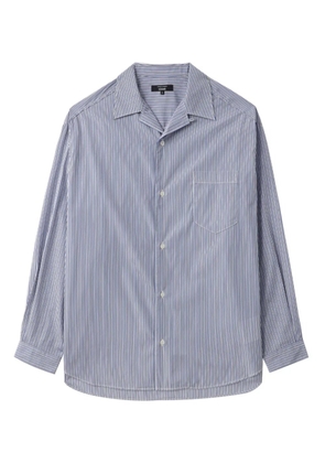 Comme des Garçons Homme striped button-up shirt - Blue