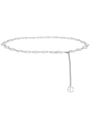Claudie Pierlot Chain monogram belt - Silver