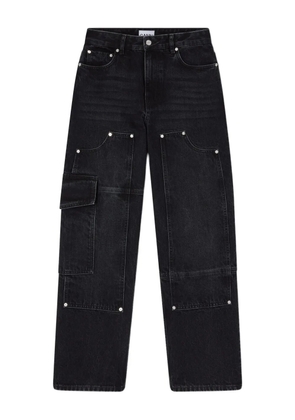 GANNI cargo jeans - Black