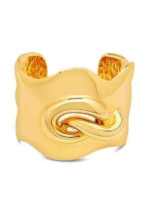 Oscar de la Renta knot-detail cuff bracelet - Gold