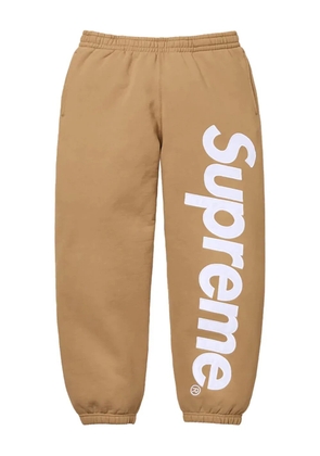 Supreme logo appliqué track pants - Neutrals