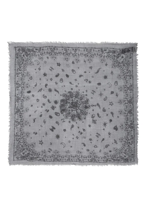 Zadig&Voltaire Nuage frayed bandana - Grey