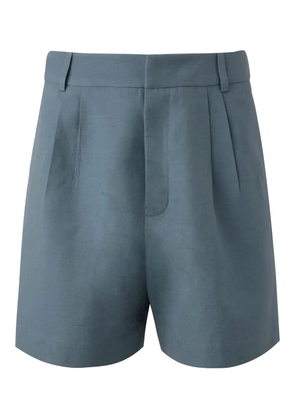 MISCI linen-cotton tailored shorts - Blue