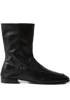 Claudie Pierlot leather ankle boots - Black