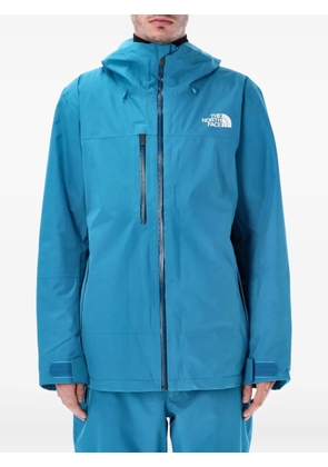 The North Face hooded zip-up ski jacket - Blue