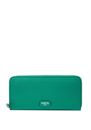 Lancel zip-around leather wallet - Green