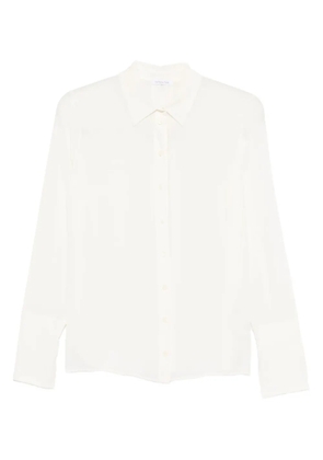 Patrizia Pepe long-sleeve silk shirt - White