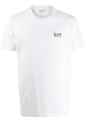 Ea7 Emporio Armani logo print T-shirt - White
