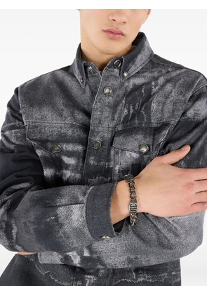 Roberto Cavalli RC monogram chain bracelet - Silver