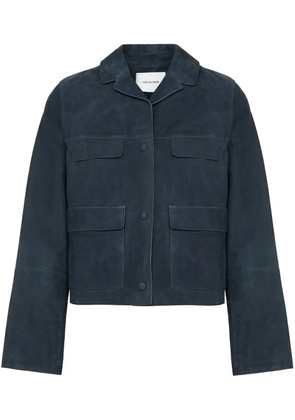 Yves Salomon suede jacket - Blue