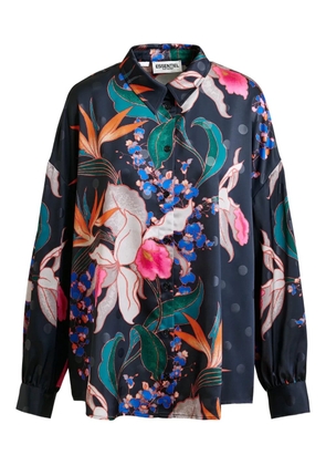Essentiel Antwerp Ilol floral-print shirt - Black