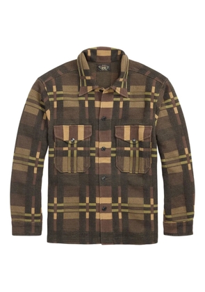 Ralph Lauren RRL plaid-patterned cotton shirt - Brown