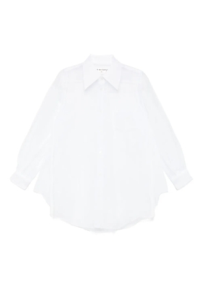 Comme Des Garçons sheer shirt - White