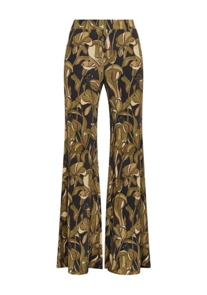 MALIPARMI Lily's Ballet printed flared trousers - Grey