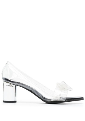 Comme Des Garçons transparent bow pumps - Neutrals