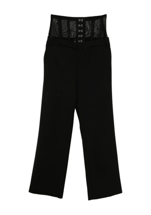 Monse corset slim trousers - Black